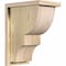 Ekena Millwork Ridgewood Rough Sawn Corbel w/Backplate, Douglas Fir, 8"W x 12"D x 16"H COR08X12X16RID01RDF - alternate 1